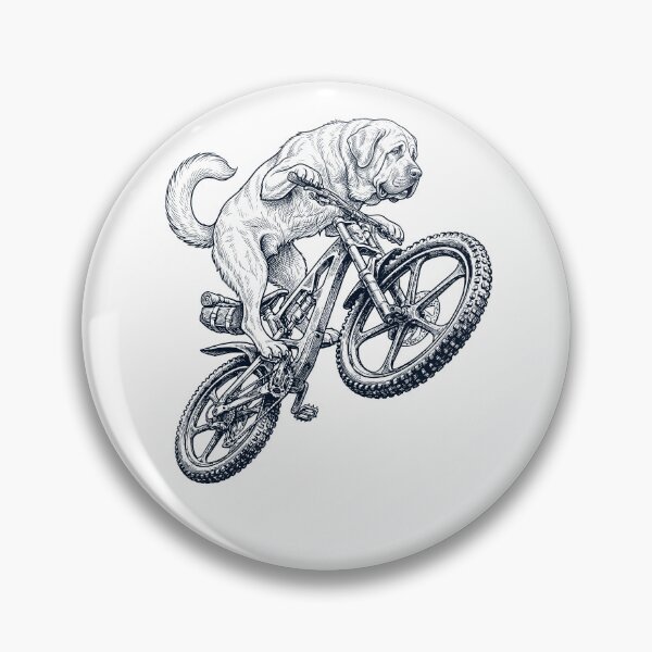Item preview, Vintage Spanish Mastiff Riding Bicycle Cycling Bike Dog Lover designed and sold by TerryConnells.