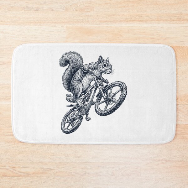 Item preview, Vintage Squirrel Riding Bicycle Cycling Bike Animal Lover designed and sold by TerryConnells.