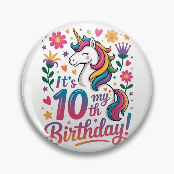 Item preview, 10 Birthday Unicorn designed and sold by jkrphoto.