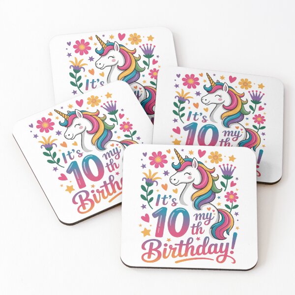 Item preview, 10 Birthday Unicorn designed and sold by jkrphoto.