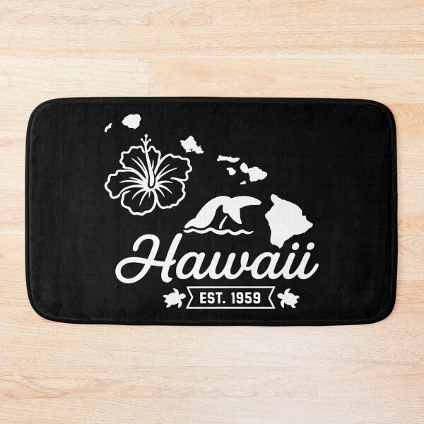 Item preview, Hawaii Vintage Hibiscus Wave Sea Turtle Island Retro Art designed and sold by Sunflo67.
