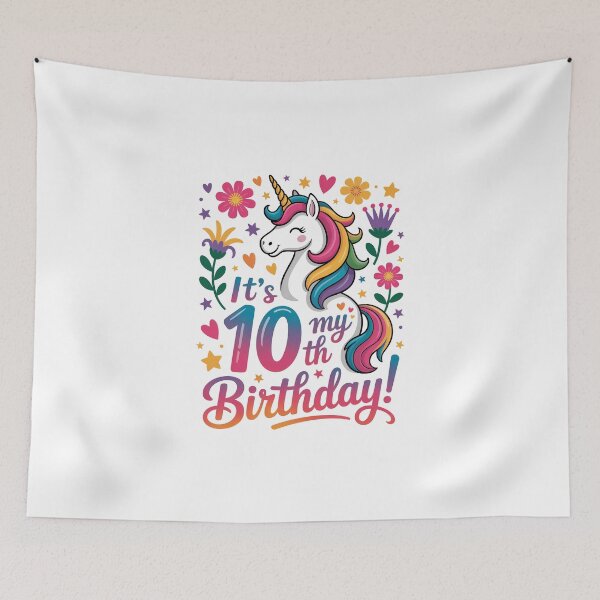 Item preview, 10 Birthday Unicorn designed and sold by jkrphoto.