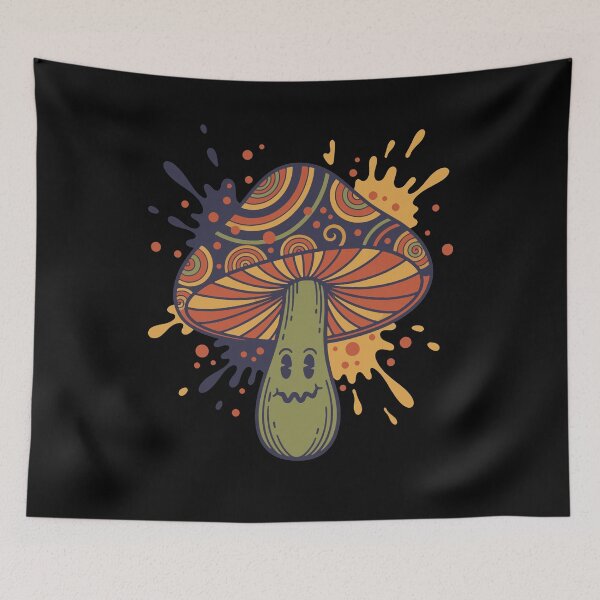 Item preview, Hippie Music Trippy Mushroom Shrooms Rave designed and sold by LuminOrb.