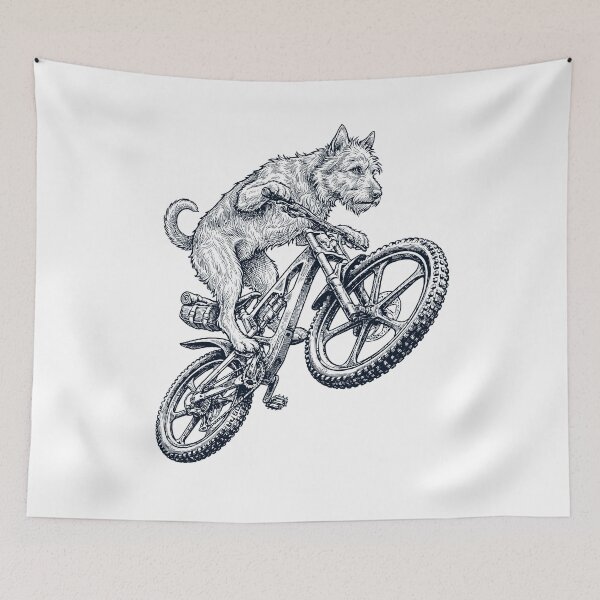Item preview, Vintage Swedish Vallhund Riding Bicycle Cycling Bike Dog Lover designed and sold by TerryConnells.
