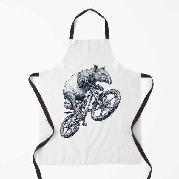 Item preview, Vintage Tapir Riding Bicycle Cycling Bike Animal Lover designed and sold by TerryConnells.