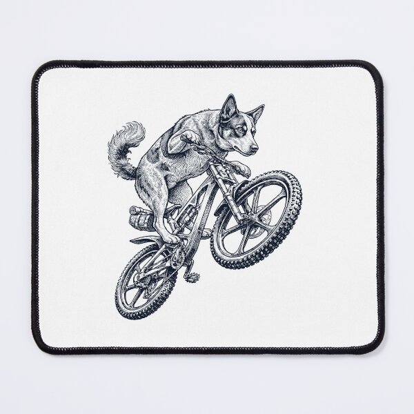 Item preview, Vintage Texas Heeler Riding Bicycle Cycling Bike Dog Lover designed and sold by TerryConnells.