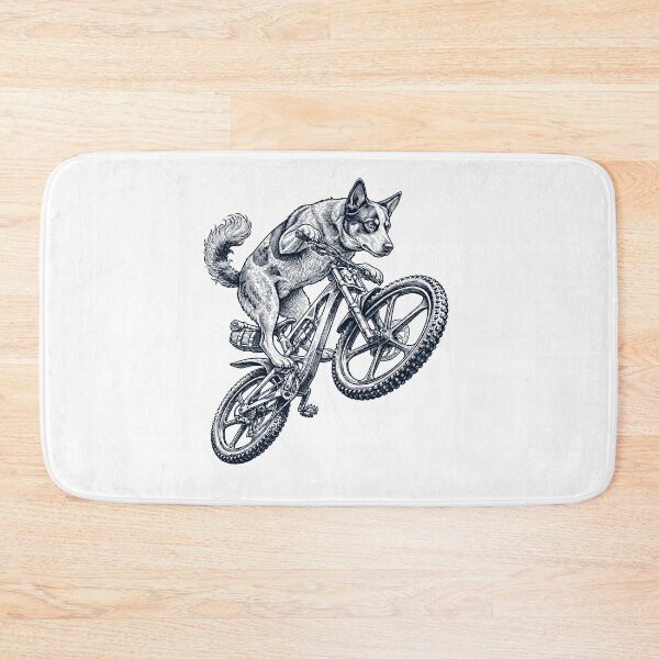 Item preview, Vintage Texas Heeler Riding Bicycle Cycling Bike Dog Lover designed and sold by TerryConnells.