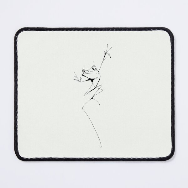 Item preview, Dancing Frog Line Art Minimalist Funny Abstract Sketch designed and sold by PixelQ.