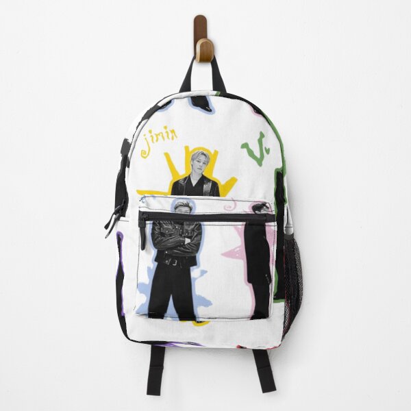 Item preview, BTS OT7 Members Dark Aesthetic Colorful Outlines designed and sold by Mooncreates7.