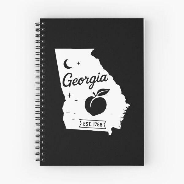 Item preview, Georgia Vintage Peach Moon Southern Retro State Art designed and sold by Sunflo67.