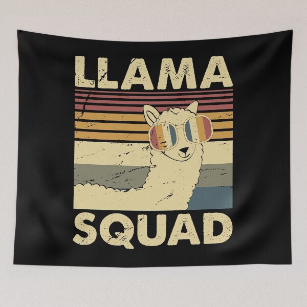 Item preview, Llama Squad Retro designed and sold by SiarheiYur.