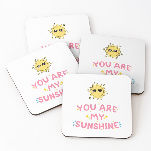 Item preview, )  Cute Sun With Sunglasses You Are My Sunshine Quote Kawaii Aesthetic Design designed and sold by JessLamunn89.