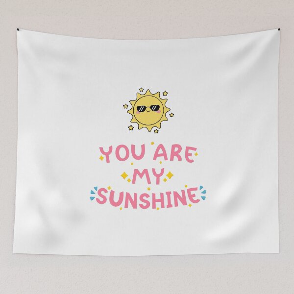 Item preview, )  Cute Sun With Sunglasses You Are My Sunshine Quote Kawaii Aesthetic Design designed and sold by JessLamunn89.