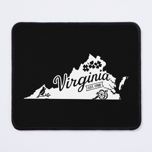 Item preview, Virginia Vintage Cardinal Cannon Dogwood Retro State Art designed and sold by Sunflo67.