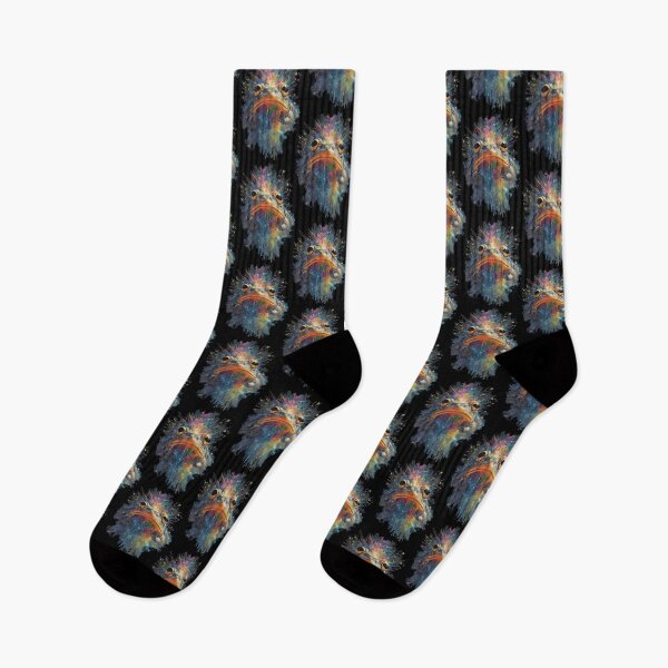 Item preview, Psychedelic Frog Cosmic Space Abstract Paint Splatter designed and sold by PixelQ.