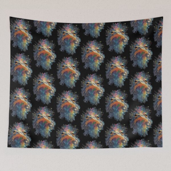 Item preview, Psychedelic Frog Cosmic Space Abstract Paint Splatter designed and sold by PixelQ.