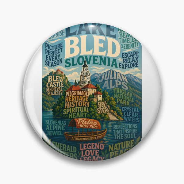 Item preview, Lake Bled Julian Alps and Triglav National Park Slovenia designed and sold by Aryabek.