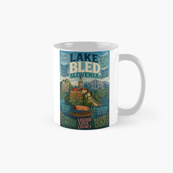 Item preview, Lake Bled Julian Alps and Triglav National Park Slovenia designed and sold by Aryabek.