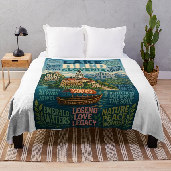 Item preview, Lake Bled Julian Alps and Triglav National Park Slovenia designed and sold by Aryabek.
