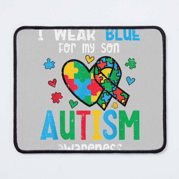 Item preview, Autism Awareness Wear Blue for My Son ASD Mom Dad Men Women designed and sold by KathieFaugh.