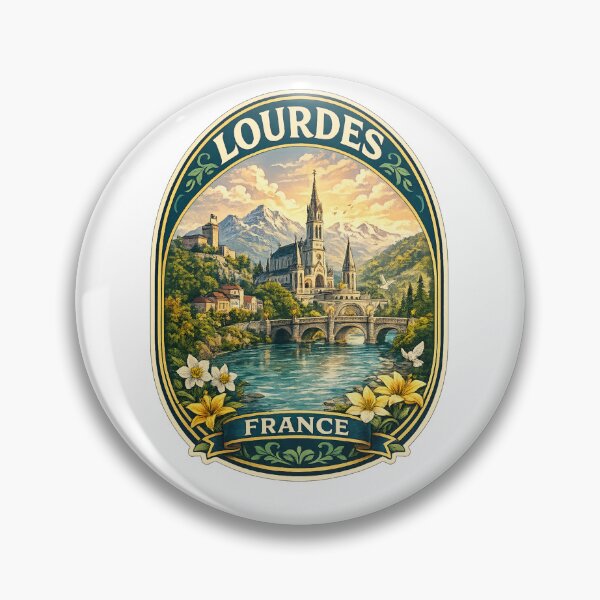 Item preview, Lourdes Sanctuary and Pyrenees Heritage France designed and sold by Aryabek.