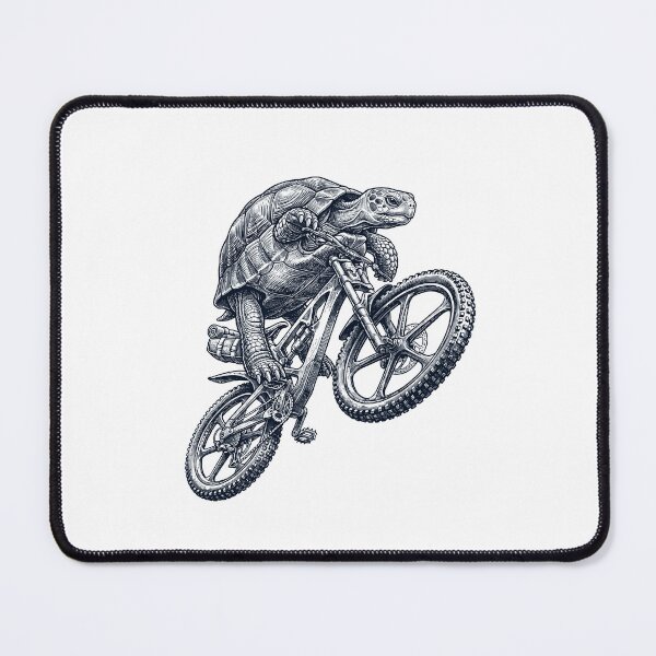 Item preview, Vintage Tortoise Riding Bicycle Cycling Bike Animal Lover designed and sold by TerryConnells.