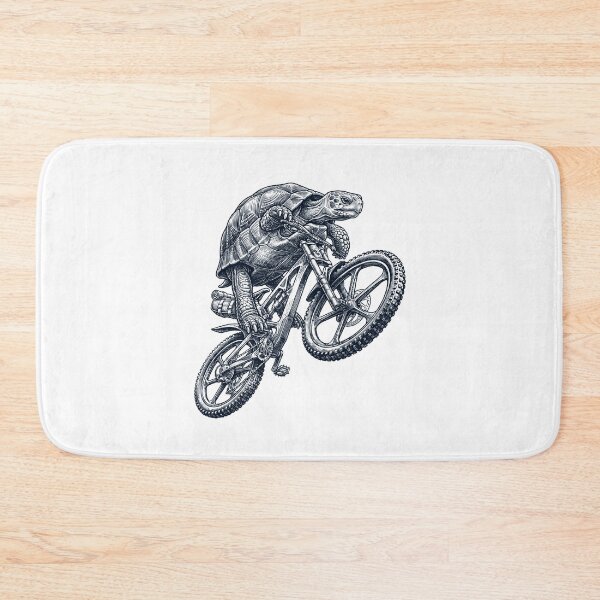 Item preview, Vintage Tortoise Riding Bicycle Cycling Bike Animal Lover designed and sold by TerryConnells.