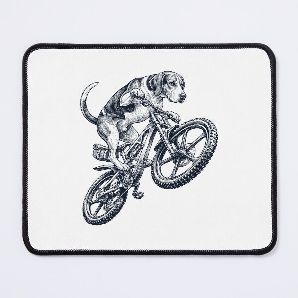 Item preview, Vintage Treeing Walker Coonhound Riding Bicycle Cycling Bike Dog Lover designed and sold by TerryConnells.