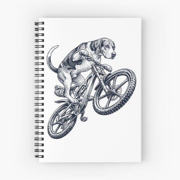Item preview, Vintage Treeing Walker Coonhound Riding Bicycle Cycling Bike Dog Lover designed and sold by TerryConnells.