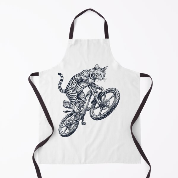 Item preview, Vintage Toyger Cat Riding Bicycle Cycling Bike Kitten Lover designed and sold by TerryConnells.