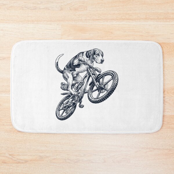 Item preview, Vintage Treeing Walker Coonhound Riding Bicycle Cycling Bike Dog Lover designed and sold by TerryConnells.
