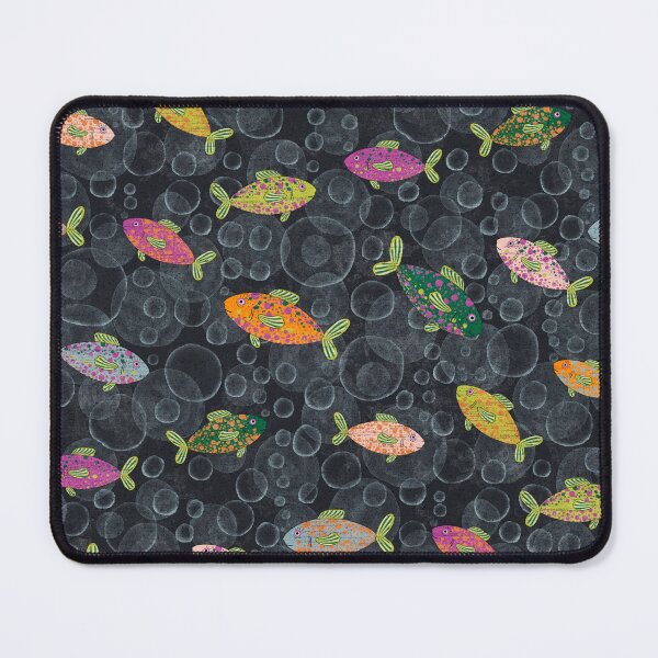 Item preview, Many colorful fish amidst air bubbles - a fun pattern for children designed and sold by Sonja Birkelbach.