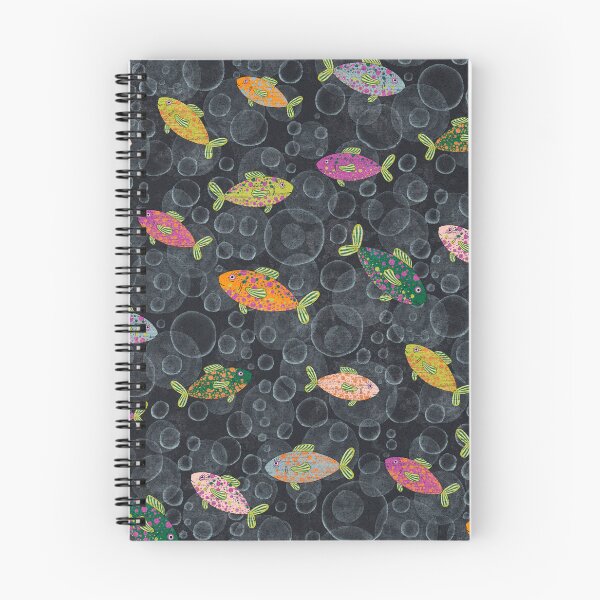 Item preview, Many colorful fish amidst air bubbles - a fun pattern for children designed and sold by Sonja Birkelbach.