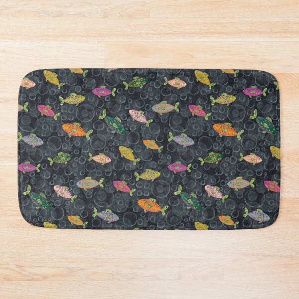 Item preview, Many colorful fish amidst air bubbles - a fun pattern for children designed and sold by Sonja Birkelbach.