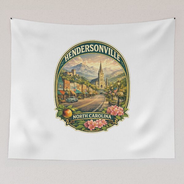 Item preview, Hendersonville Blue Ridge Mountains and North Carolina Heritage designed and sold by Aryabek.