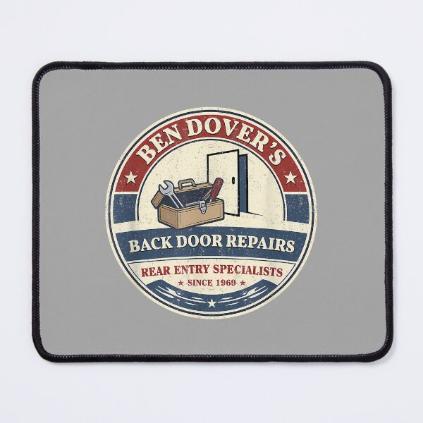 Item preview, Funny Adult Humor Ben Dover Pun Innuendo Joke Gag Gifts designed and sold by ArleneRowe.