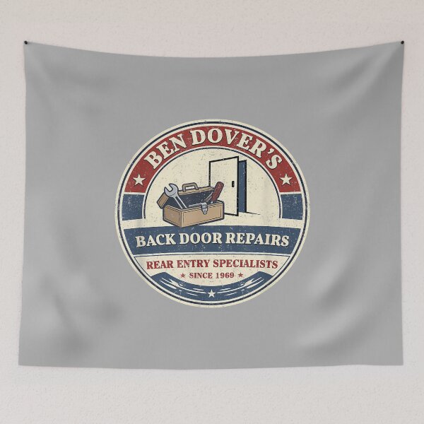 Item preview, Funny Adult Humor Ben Dover Pun Innuendo Joke Gag Gifts designed and sold by ArleneRowe.