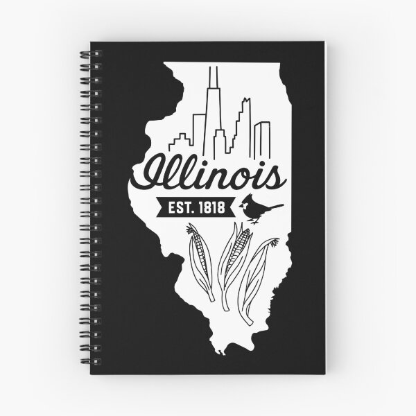 Item preview, Illinois Vintage Chicago Skyline Cardinal Corn Retro Art designed and sold by Sunflo67.