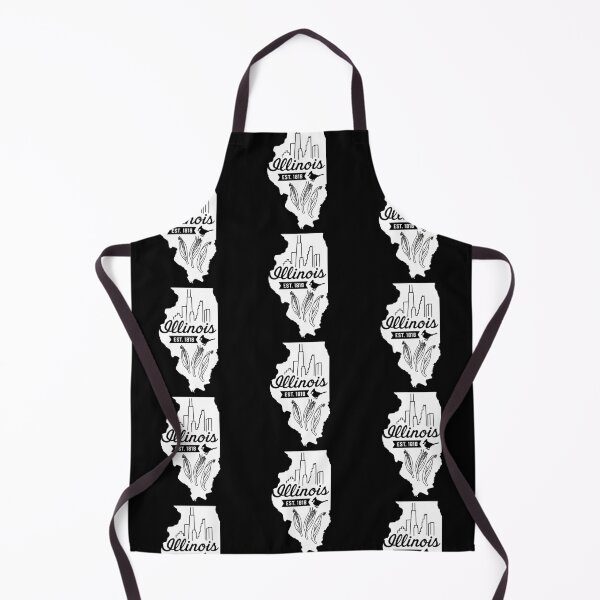Item preview, Illinois Vintage Chicago Skyline Cardinal Corn Retro Art designed and sold by Sunflo67.