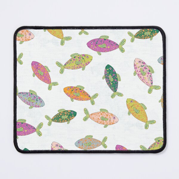 Item preview, Many colorful fish - fun pattern for children, summer, beach vacation designed and sold by Sonja Birkelbach.