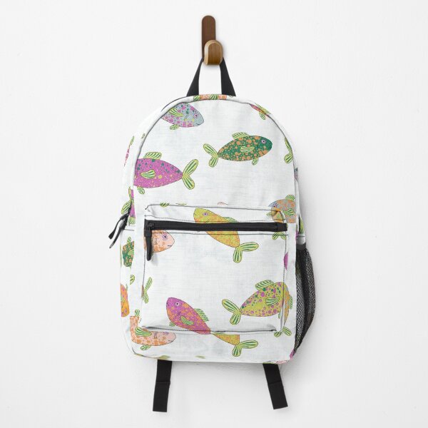 Item preview, Many colorful fish - fun pattern for children, summer, beach vacation designed and sold by Sonja Birkelbach.