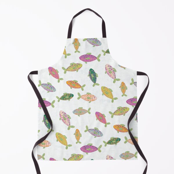 Item preview, Many colorful fish - fun pattern for children, summer, beach vacation designed and sold by Sonja Birkelbach.