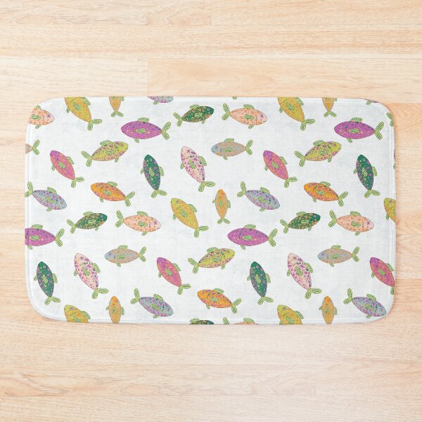Item preview, Many colorful fish - fun pattern for children, summer, beach vacation designed and sold by Sonja Birkelbach.