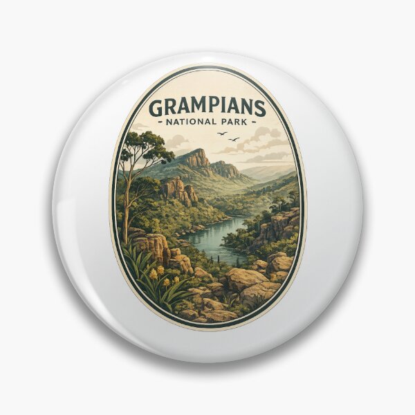 Item preview, Grampians National Park Gariwerd Mountain Landscape Victoria designed and sold by Aryabek.