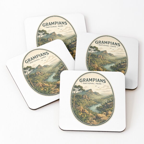 Item preview, Grampians National Park Gariwerd Mountain Landscape Victoria designed and sold by Aryabek.