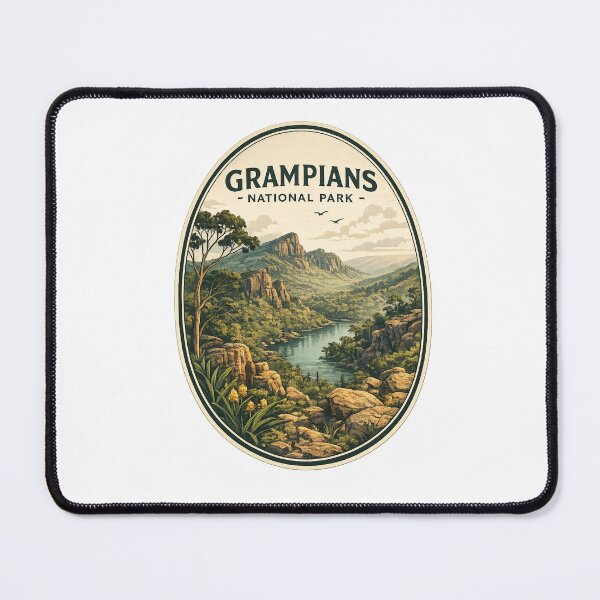 Item preview, Grampians National Park Gariwerd Mountain Landscape Victoria designed and sold by Aryabek.