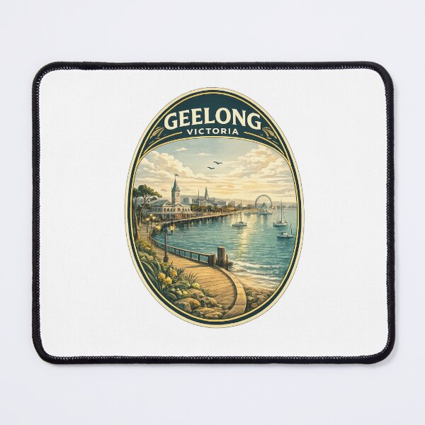 Item preview, Geelong Waterfront Corio Bay and Victoria Coastline designed and sold by Aryabek.