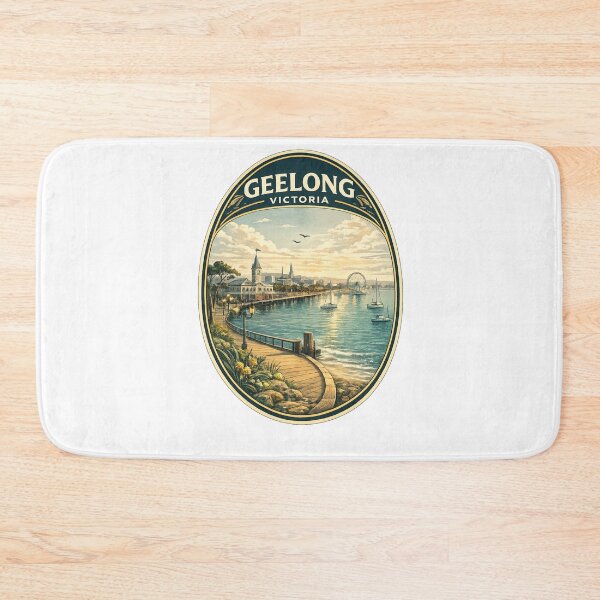 Item preview, Geelong Waterfront Corio Bay and Victoria Coastline designed and sold by Aryabek.