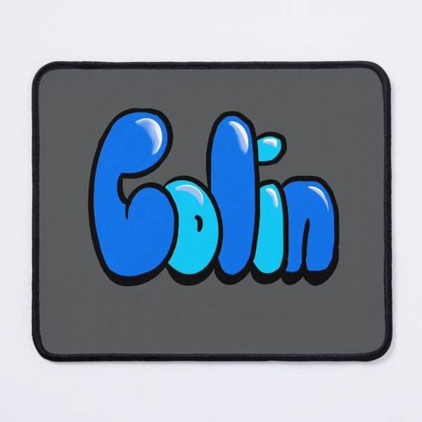 Item preview, Colin Name Art Retro 70s Typography Vintage Bubble Letters designed and sold by Artonmytee.