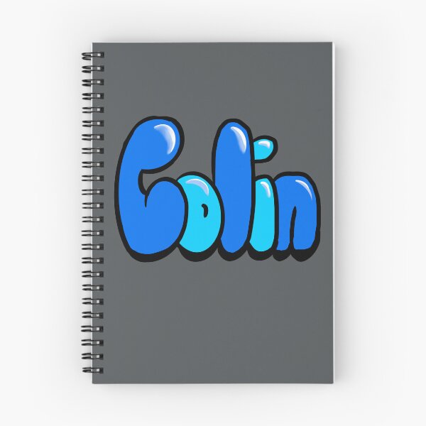 Item preview, Colin Name Art Retro 70s Typography Vintage Bubble Letters designed and sold by Artonmytee.